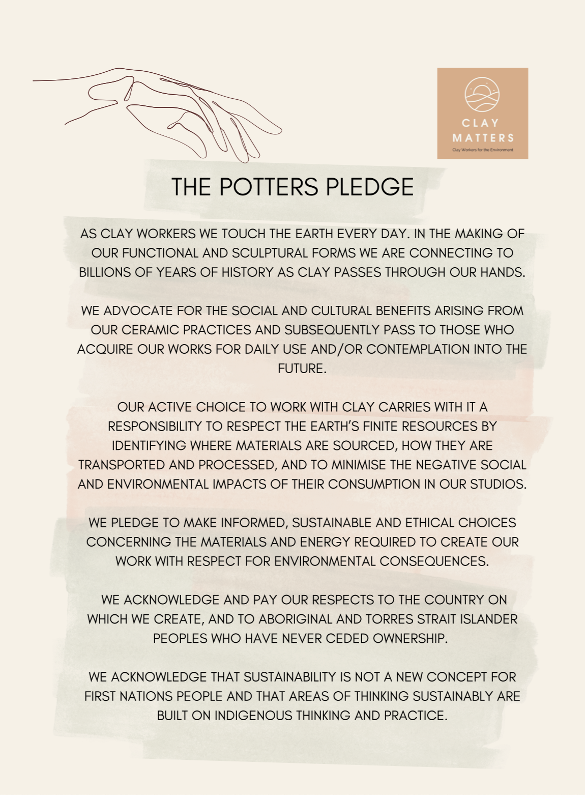 The Potter’s Pledge